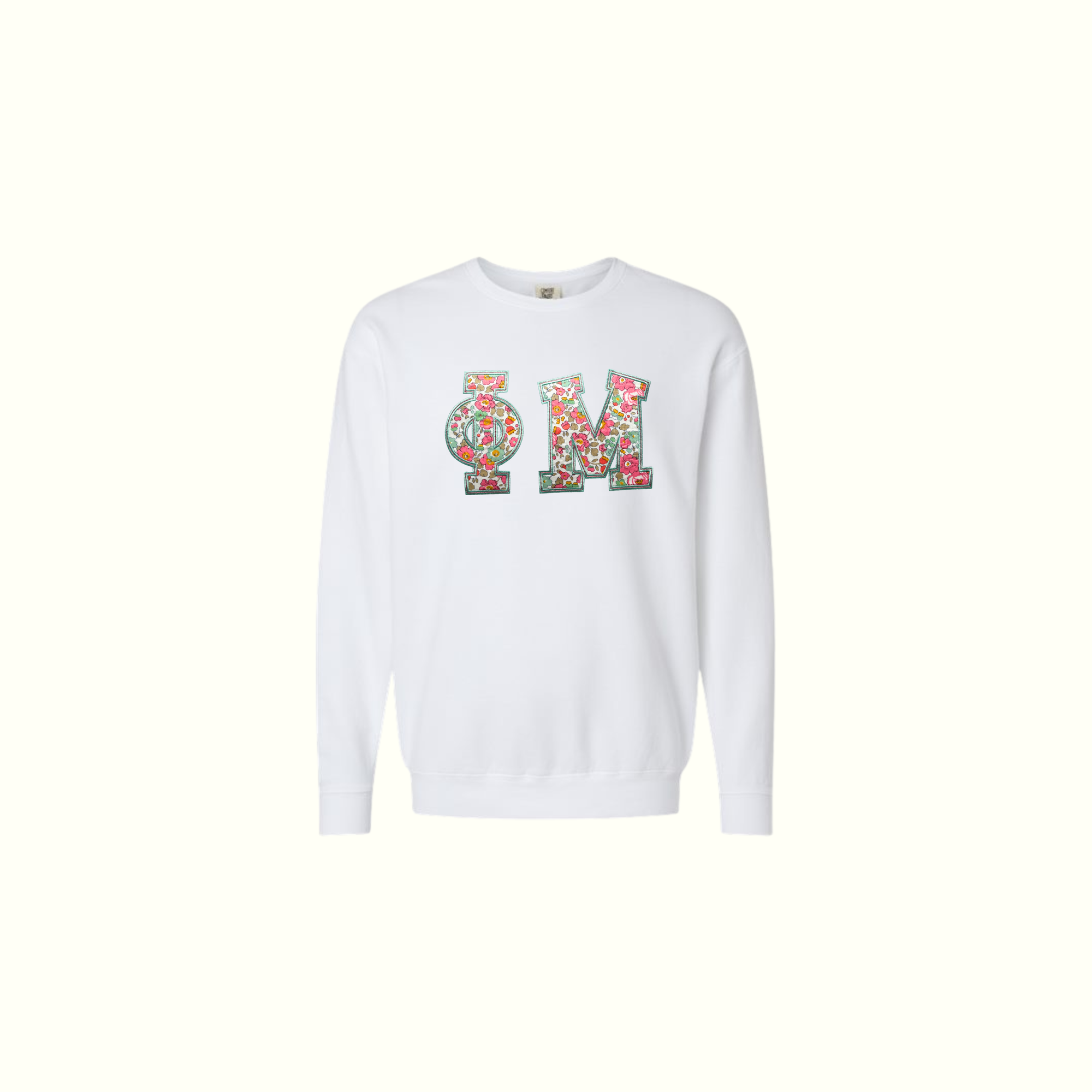 White & Betsy QT Greek Sweatshirt