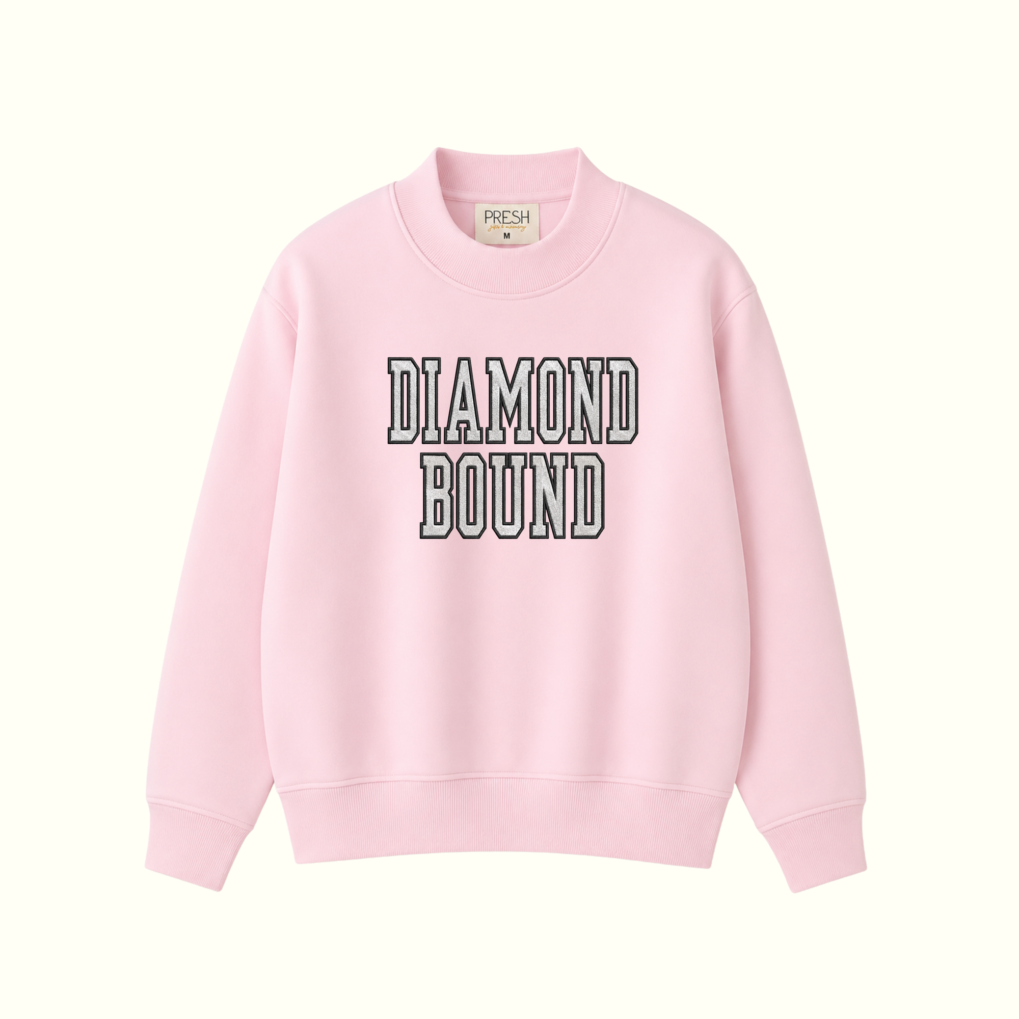 The PRESH Mock Neck - Ballet Pink - DIAMOND BOUND