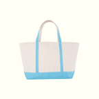 Coquette Applique Embroidered Canvas Tote Bag