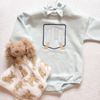 Doggy Crest Blue Sweatshirt Bubble