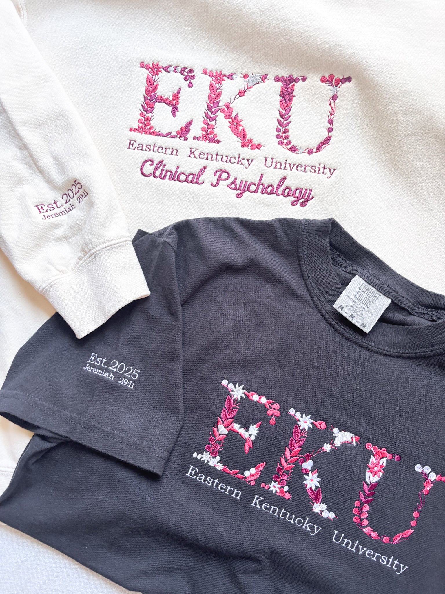 College Floral Sweatshirt