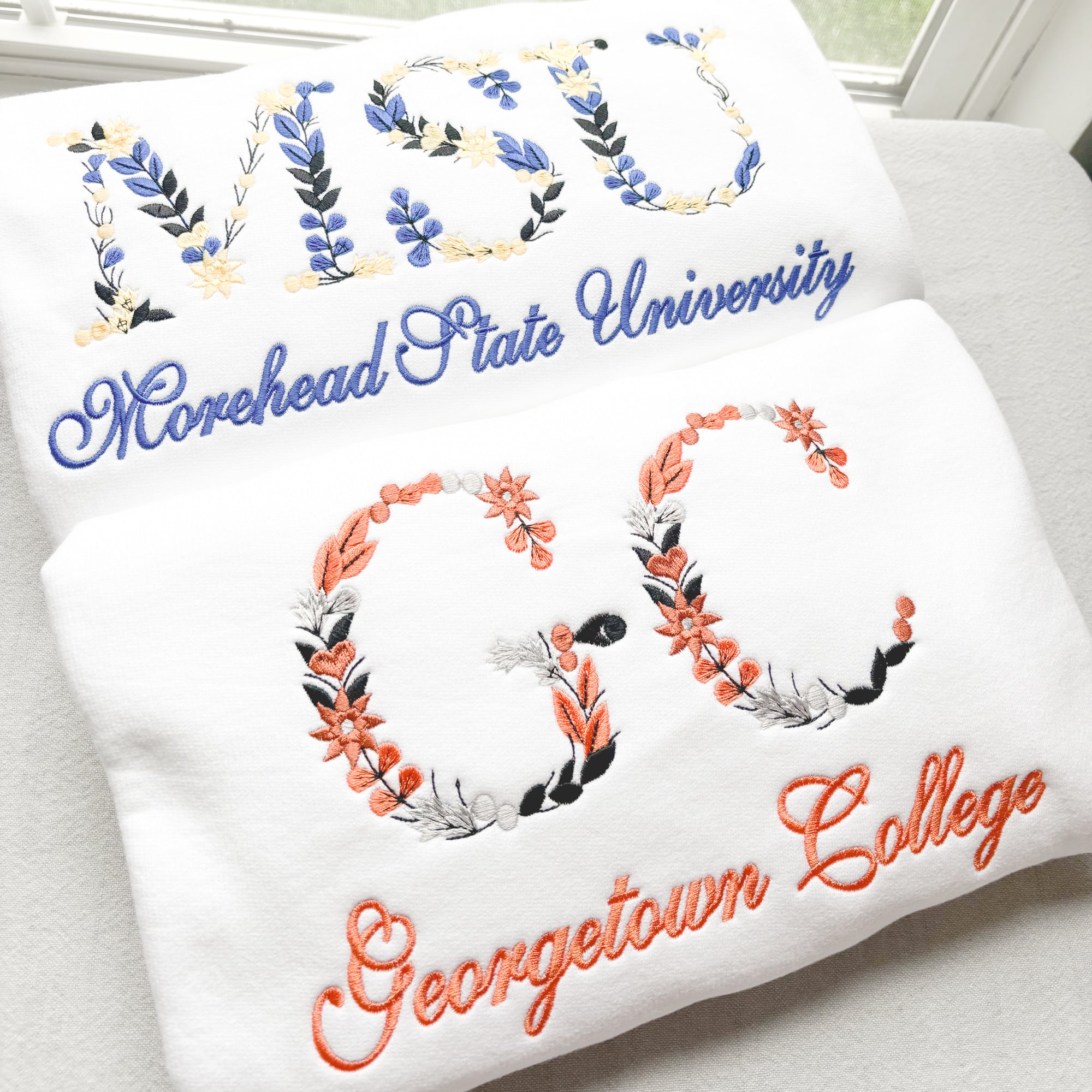 College Floral Sweatshirt