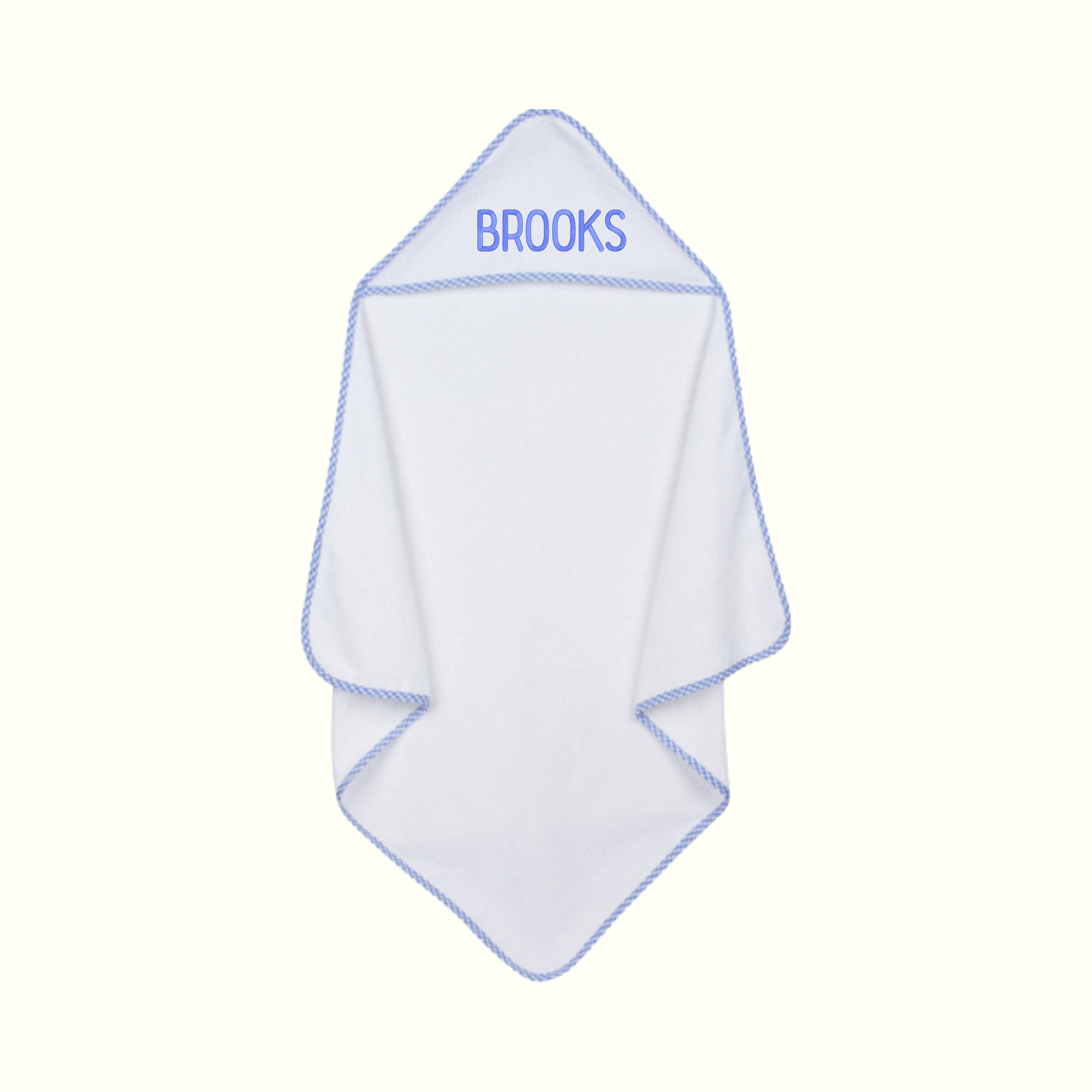 Embroidered Hooded Bath Towel