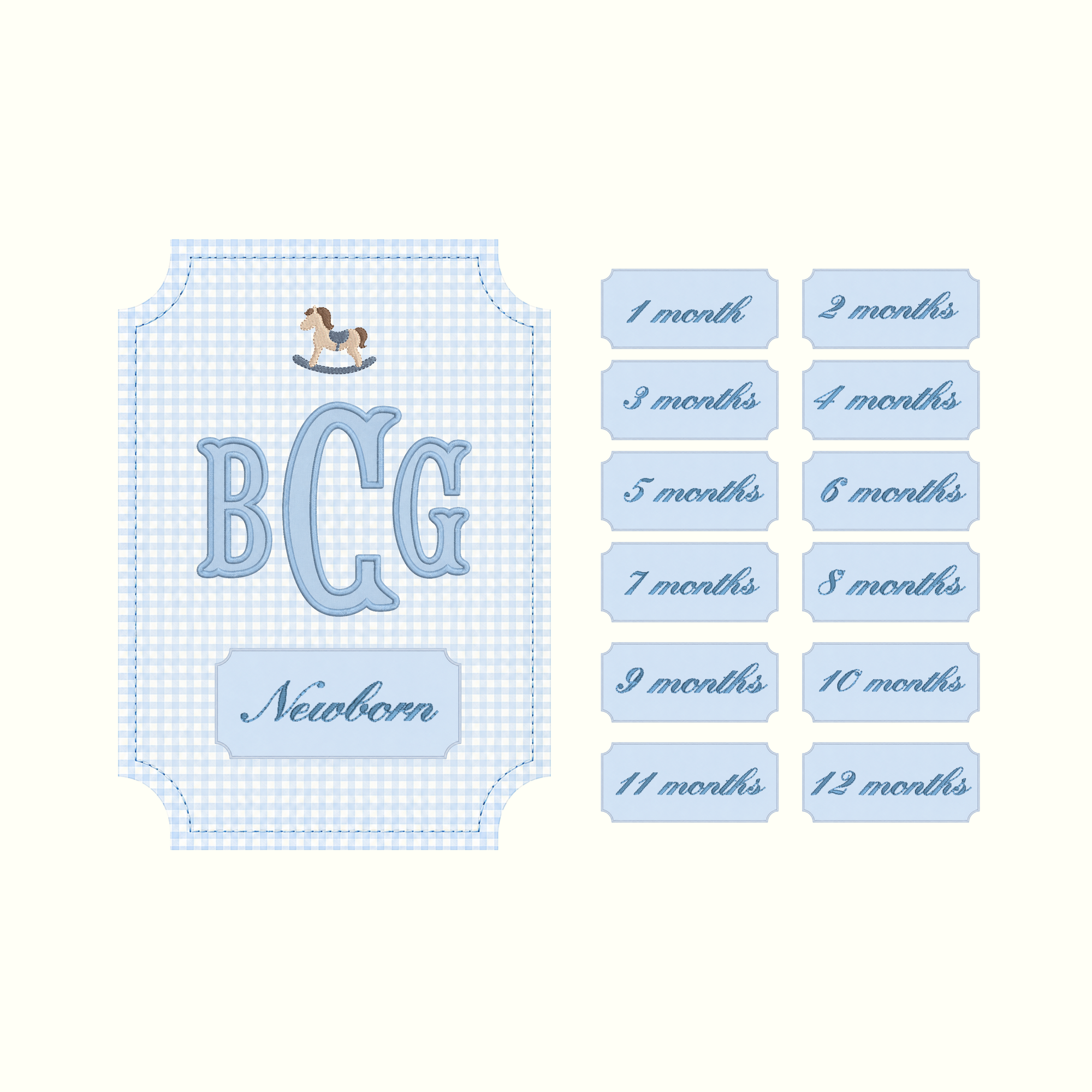 Rocking Horse Milestone Cards