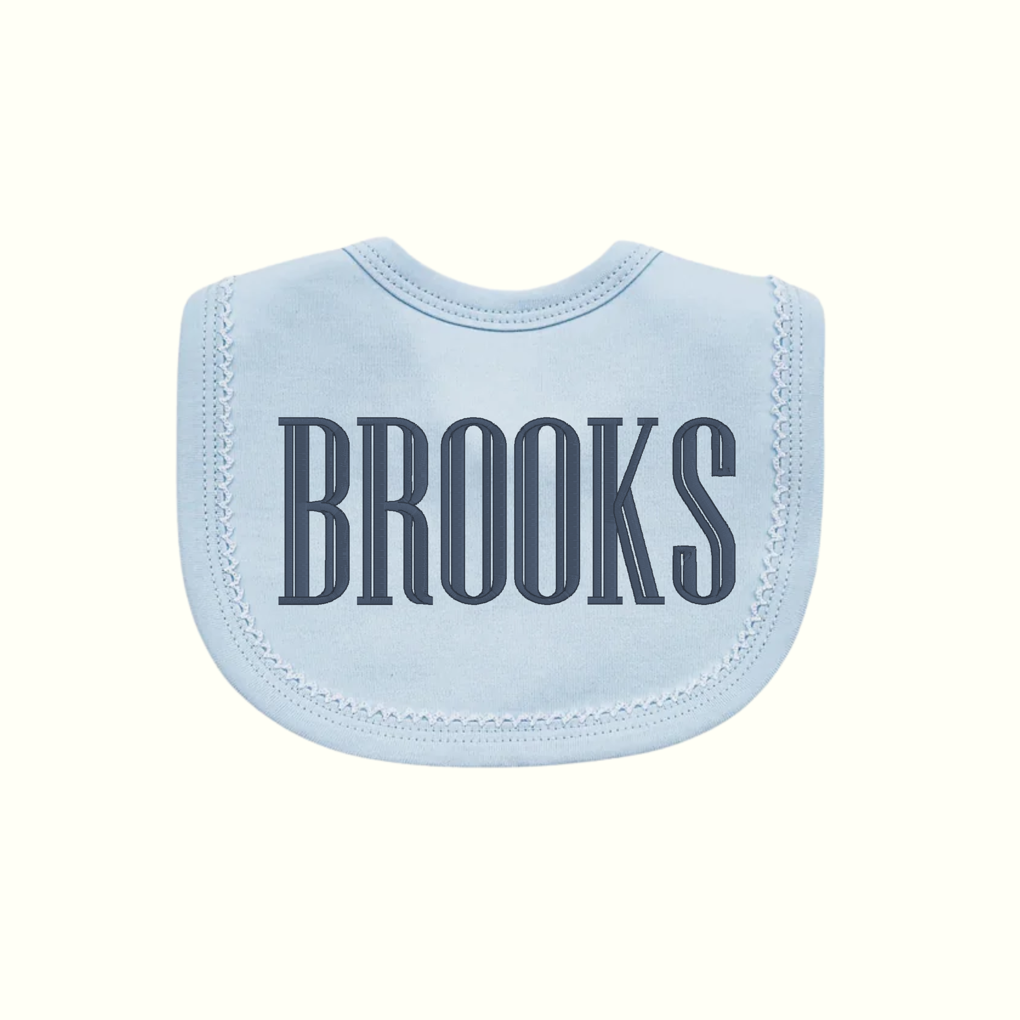 BGC Burp Cloth - Picot Trim