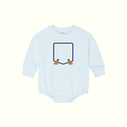 Doggy Crest Blue Sweatshirt Bubble