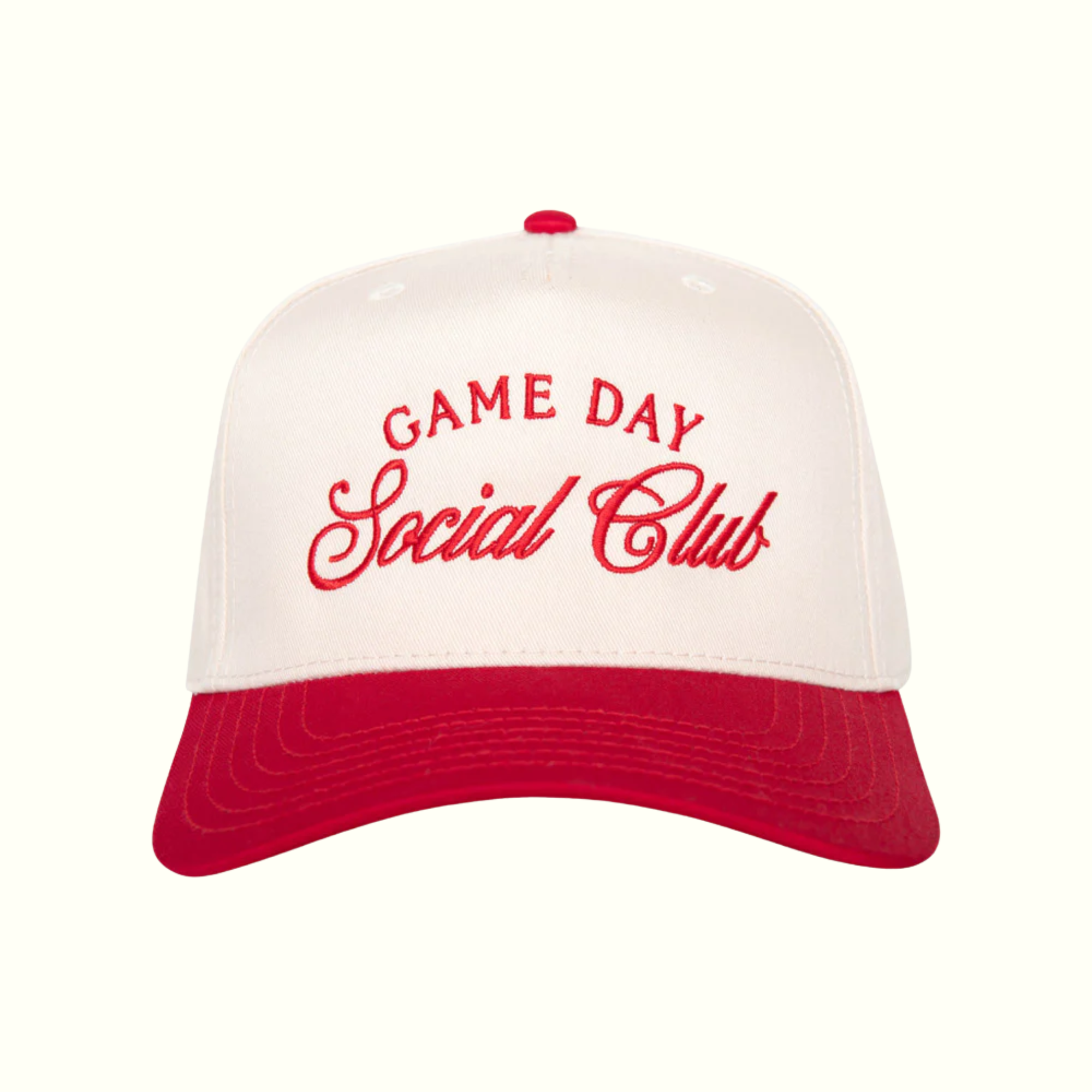 Game Day Social Club Trucker Hat - Red