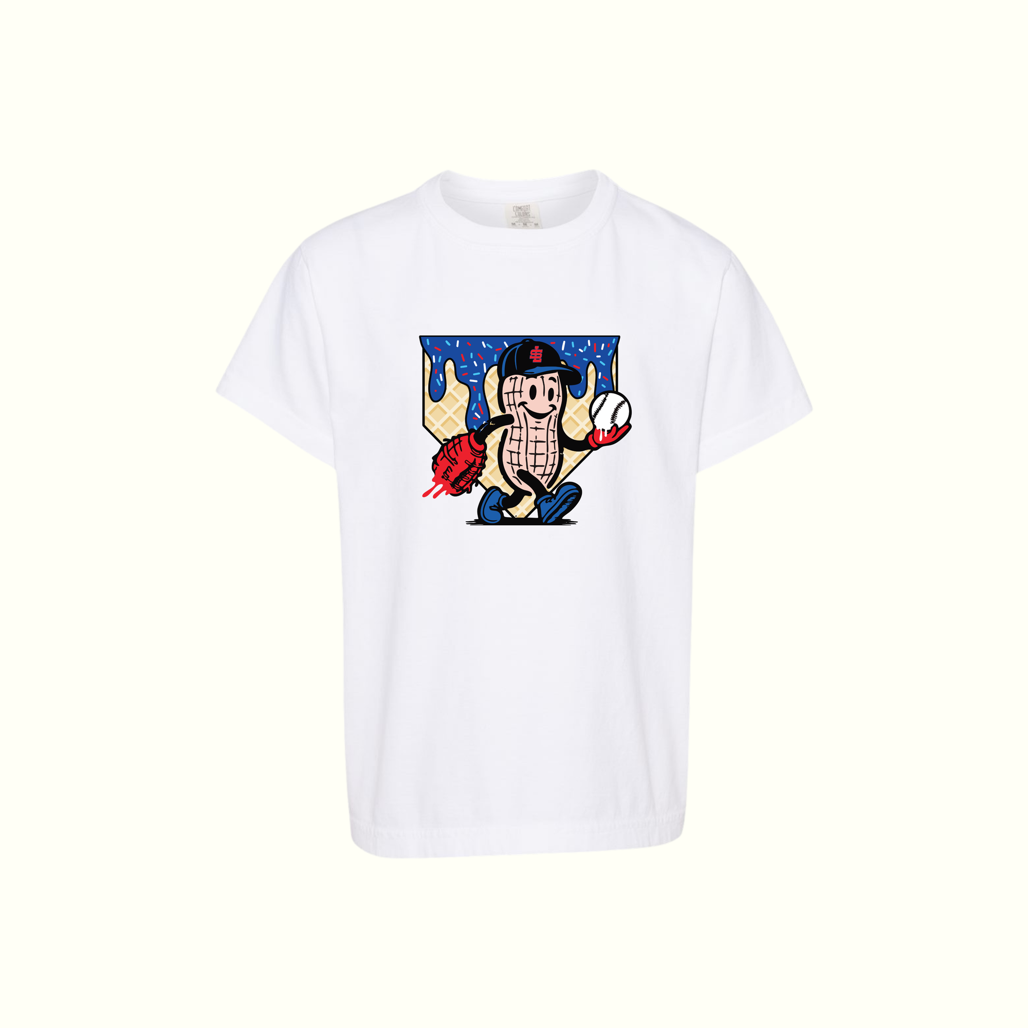 SLYB Black Hat Peanut Dude Tee - Youth
