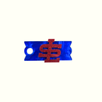 SLYB Tumbler Lid Tag - Glitter Red