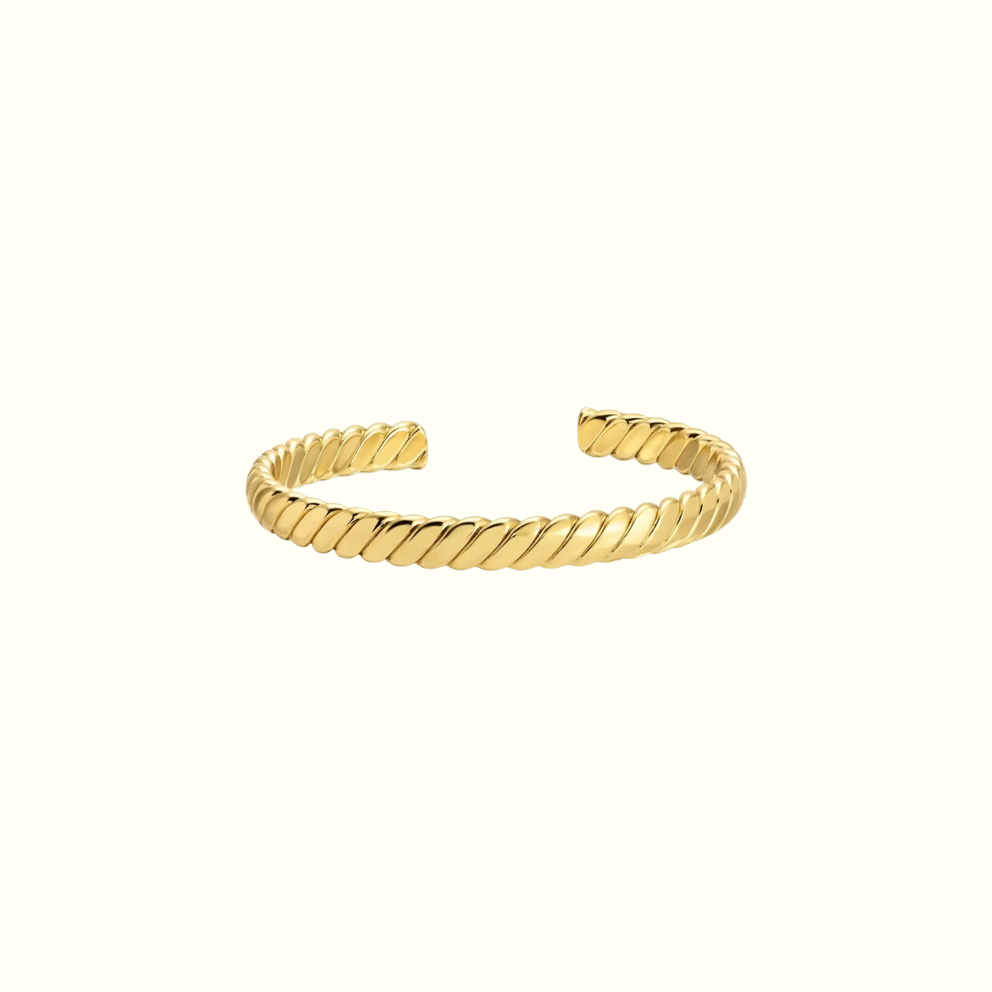 Twisted Gold Cuff Bracelet