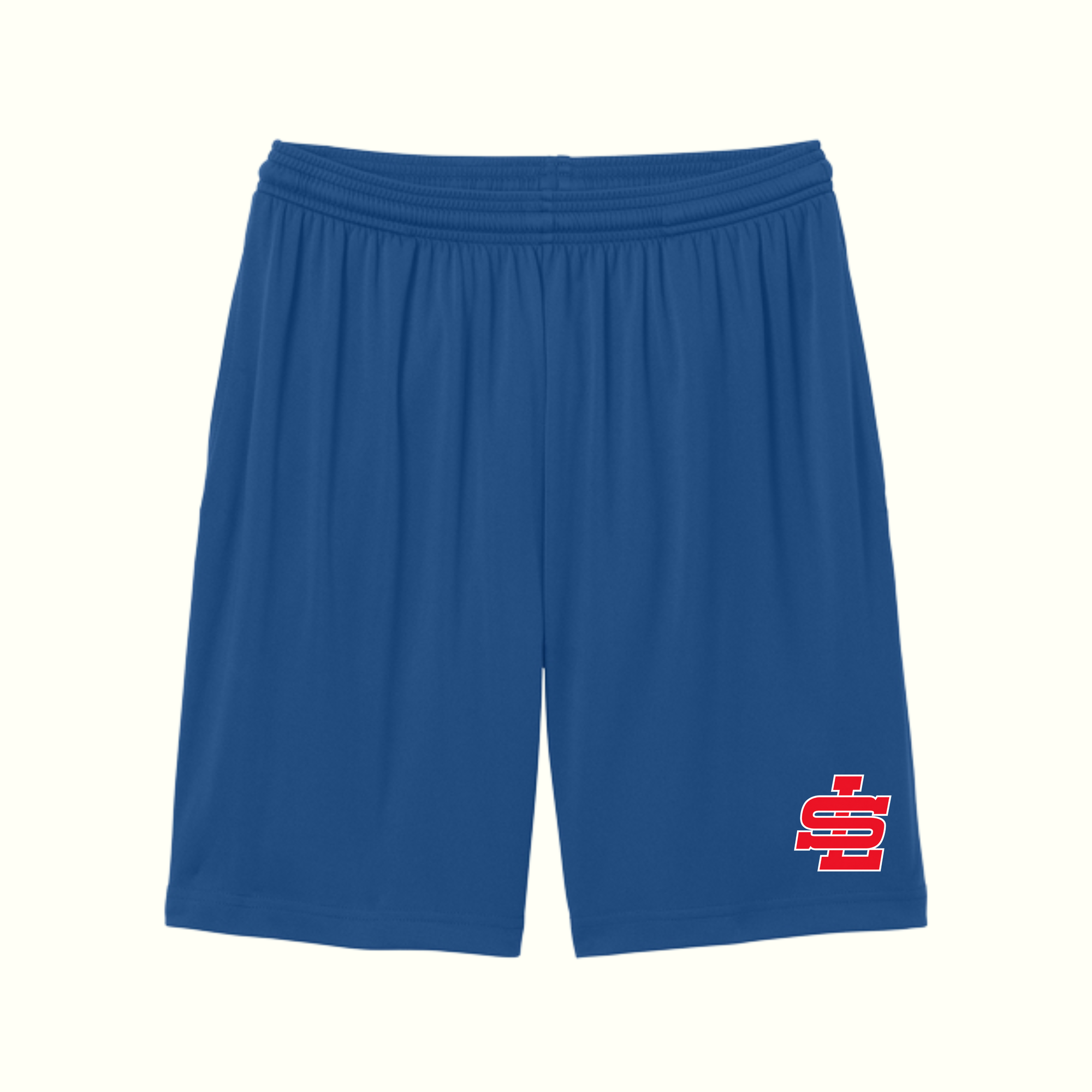 Blue SLYB Mens 7” Pocketed Shorts