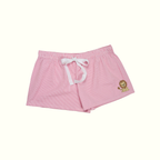 Pink Lion Seersucker Lounge Shorts