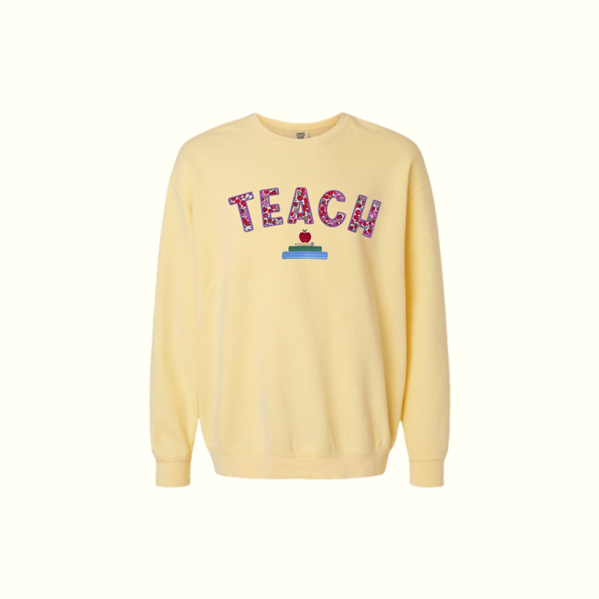 Butter Teach Applique Sweatshirt