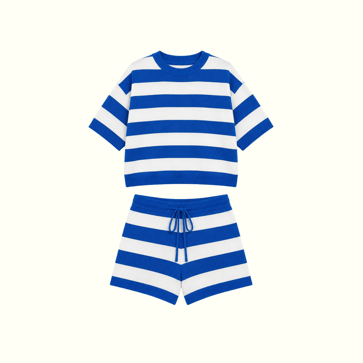 Gameday Stripe Lightweight Sweater Lounge Set