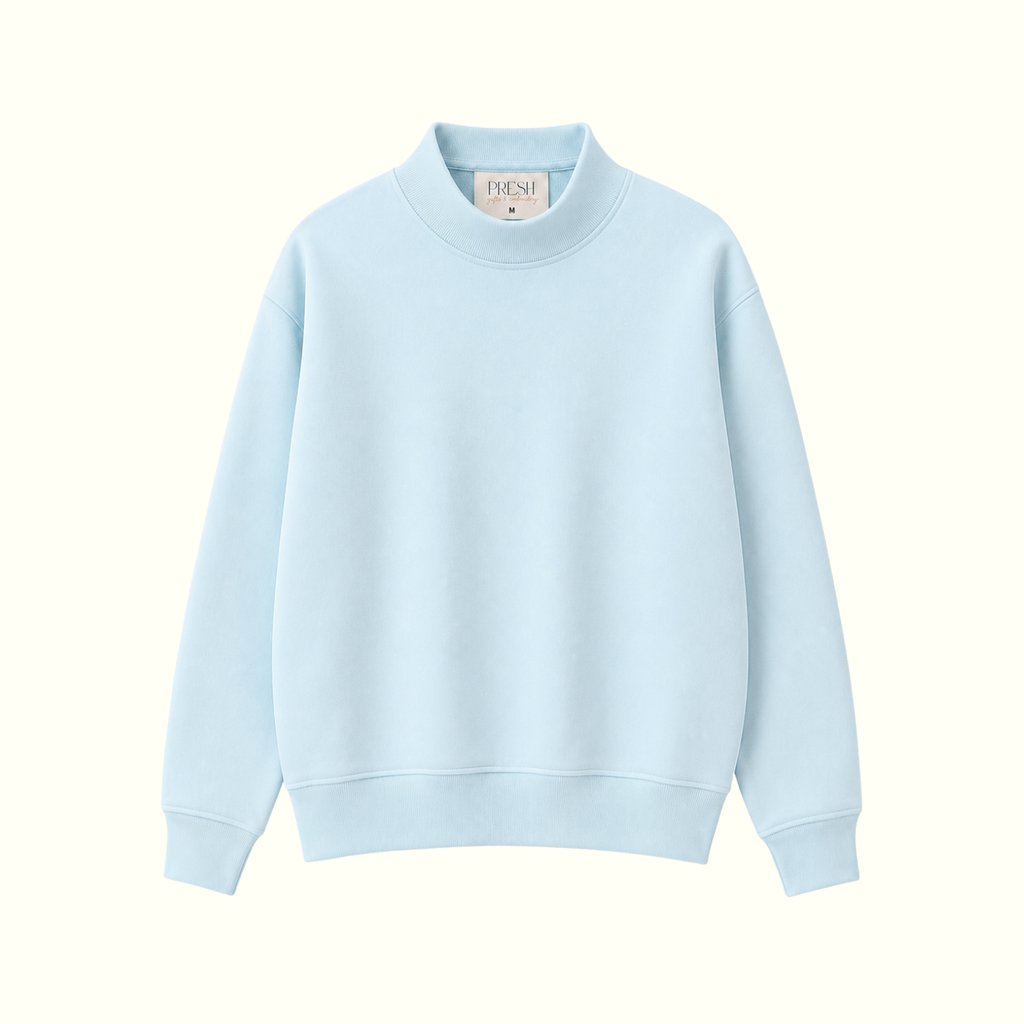 The Centenary School Gray Mock Neck - Customizable!