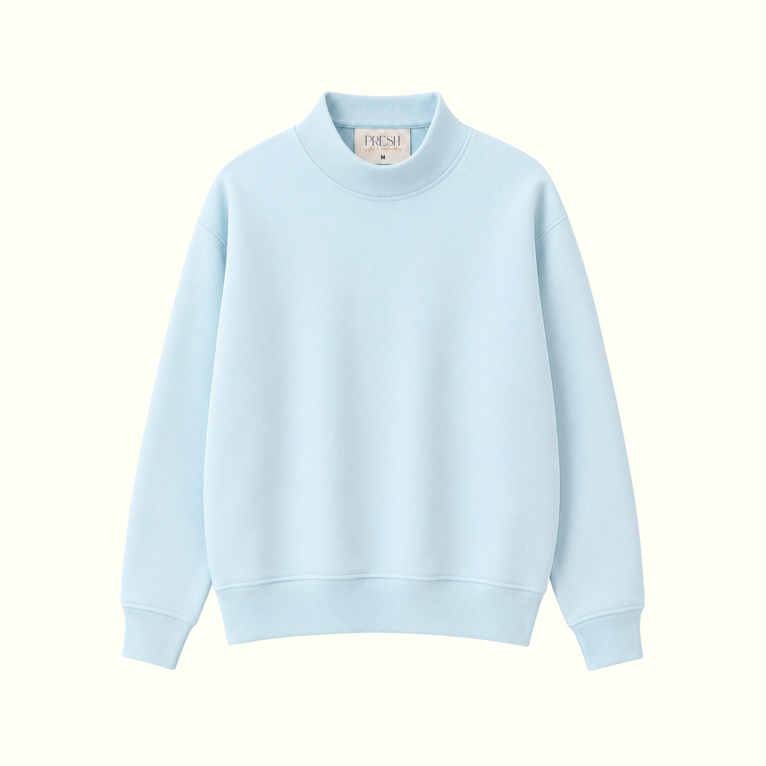 The PRESH Mock Neck - Lakeside Blue