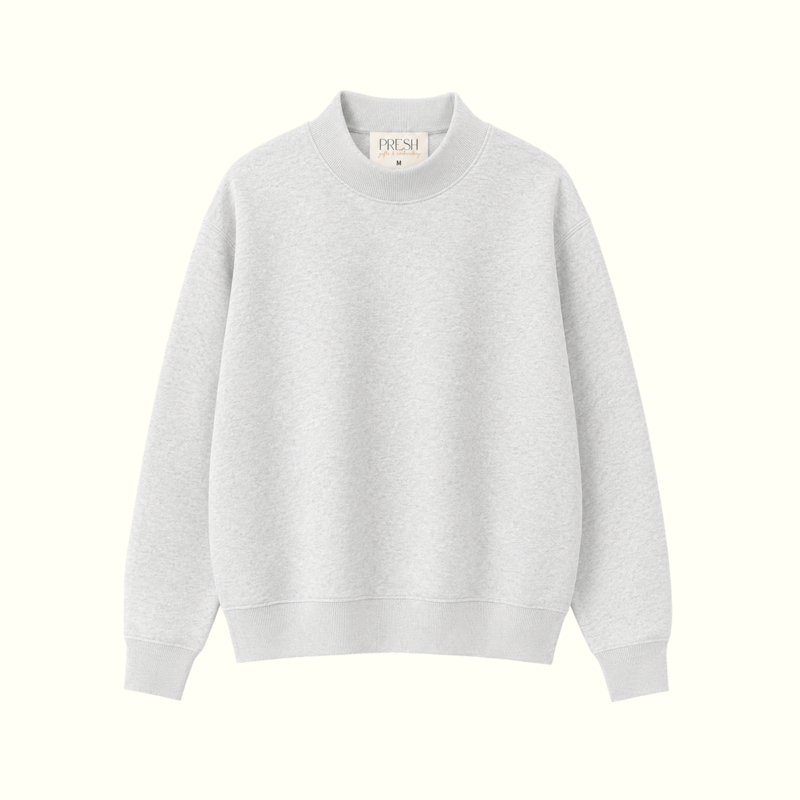 The PRESH Mock Neck - Baseline Gray