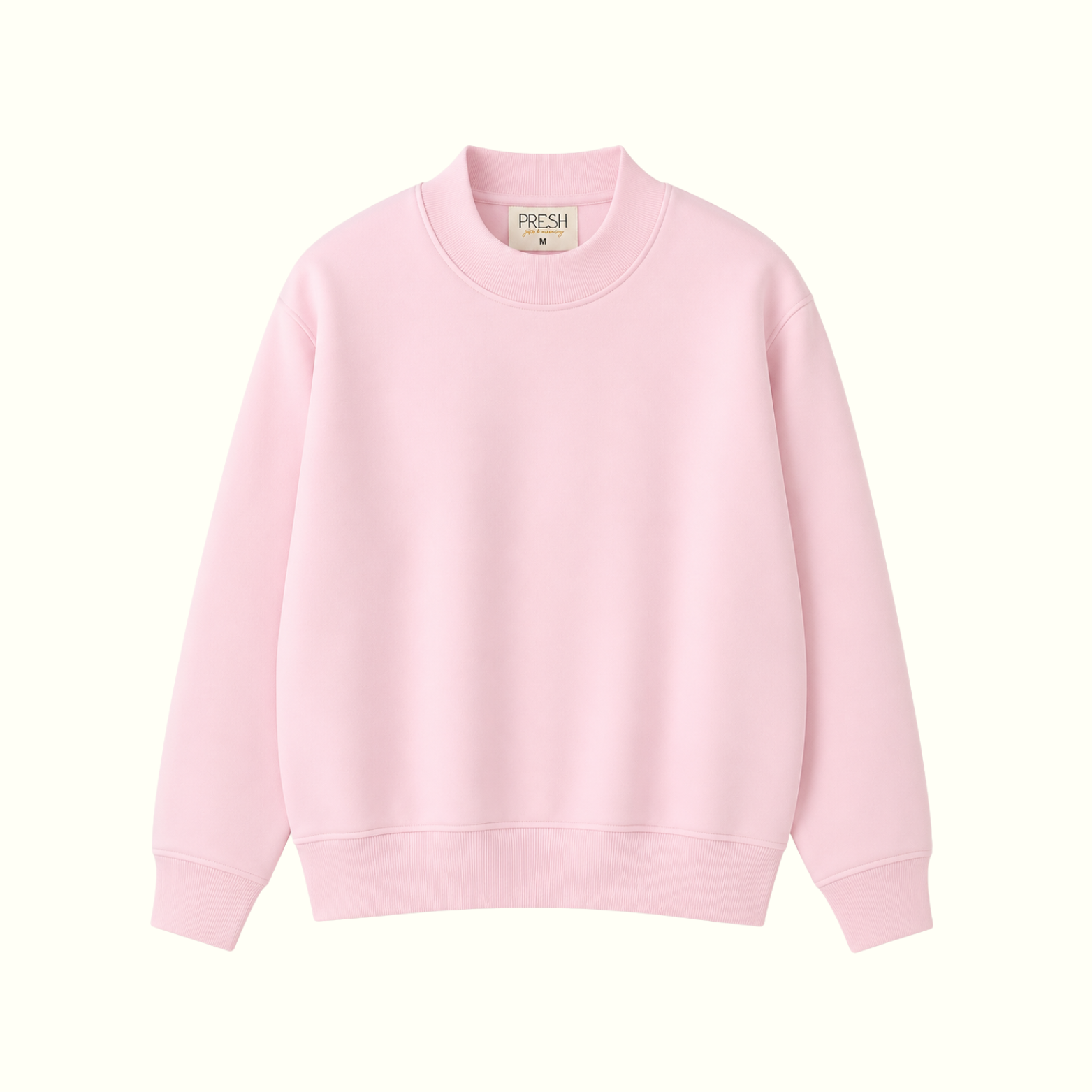 The PRESH Mock Neck - Ballet Pink